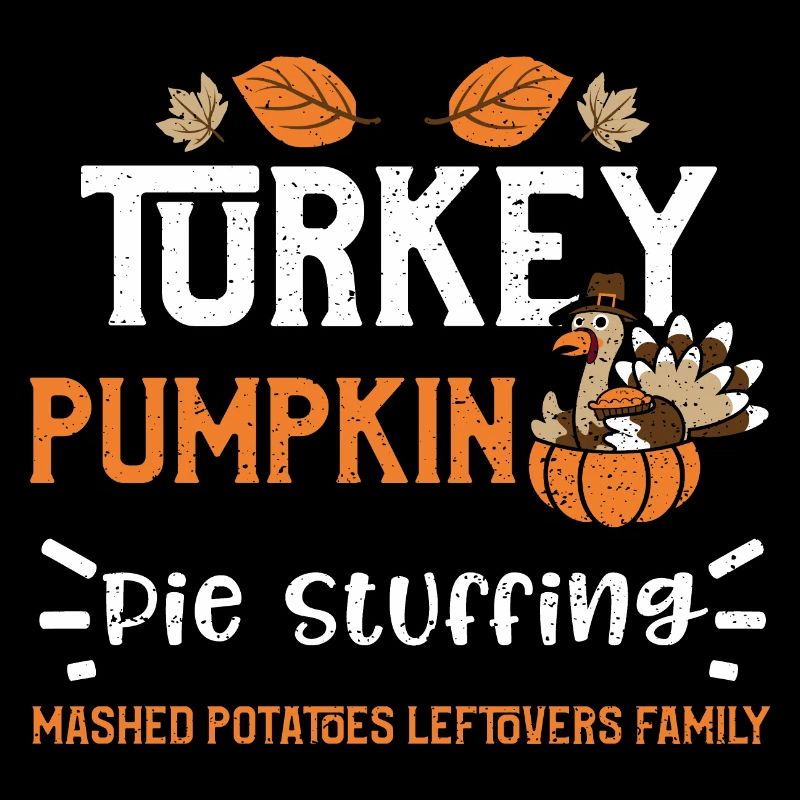 Turkey Pumpkin Pie Stuffing Mash...