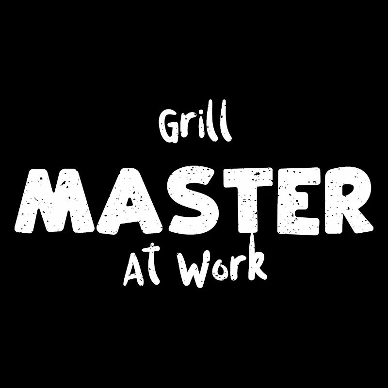 Grill Master At Work - BBQ