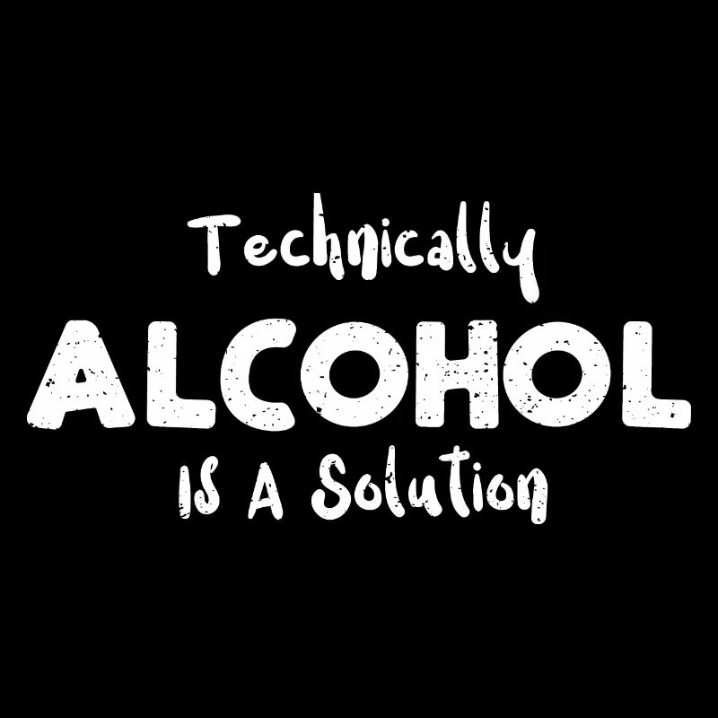 Techniquement, l’alcool est une solution