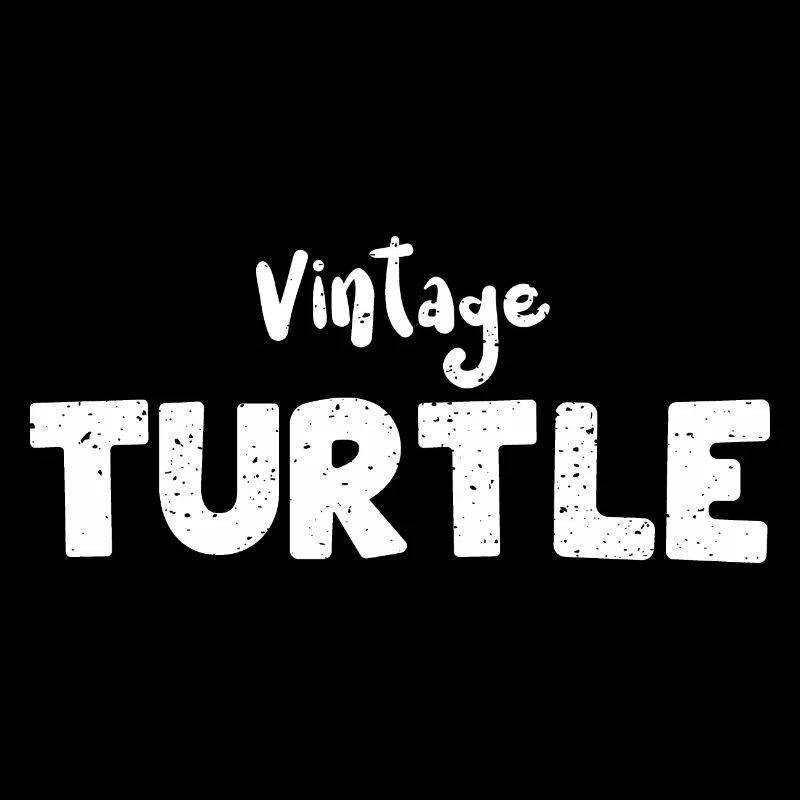 Vintage Turtle - Coral