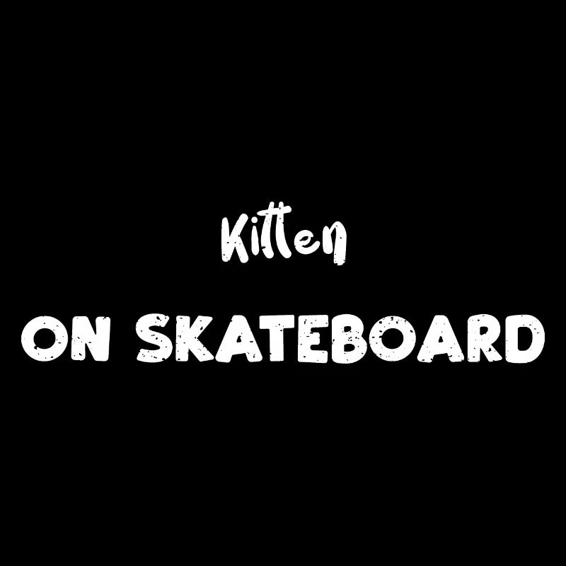 Chaton sur Skateboard - Chats