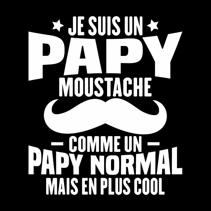Un papy moustache comme un papy normal