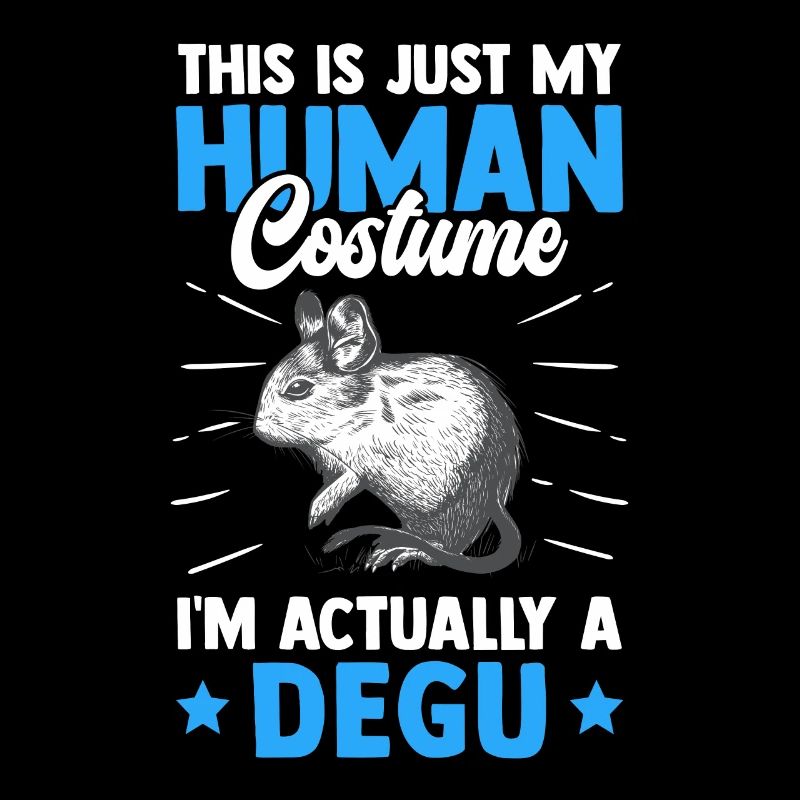 Degu just a costume Chilean rodent