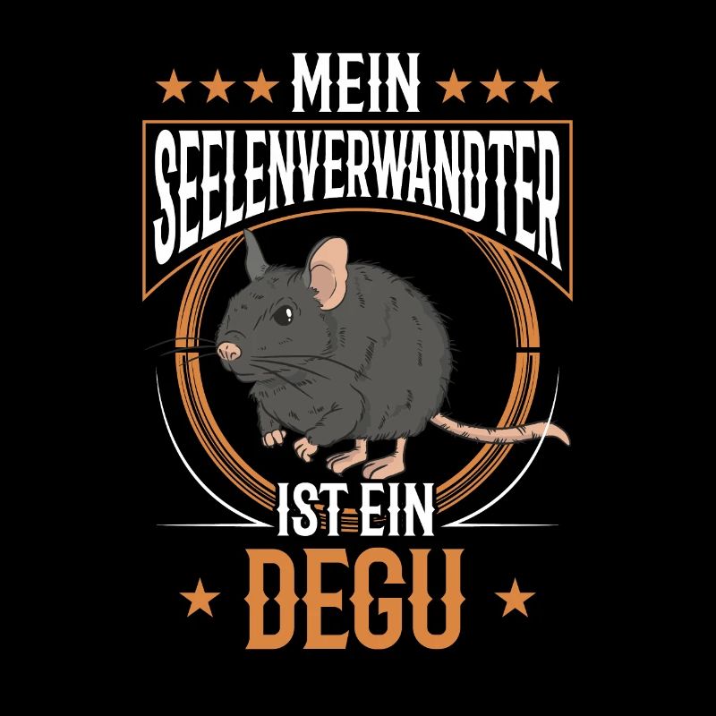 Degu est mon âme soeur Rat de compression