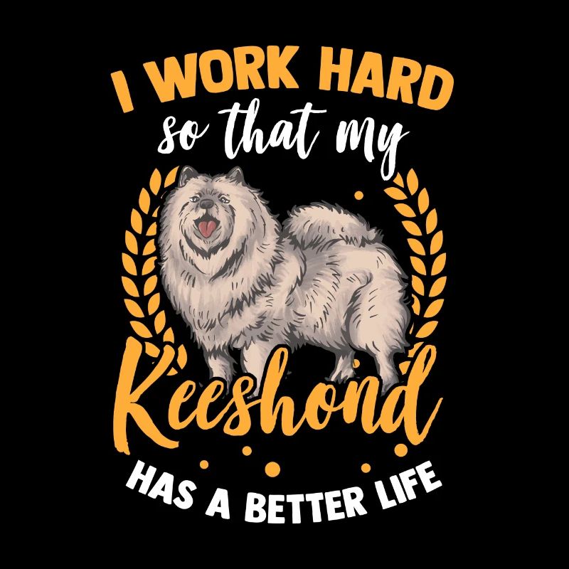 Je travaille pour mon Wolfsspitz German Spitz