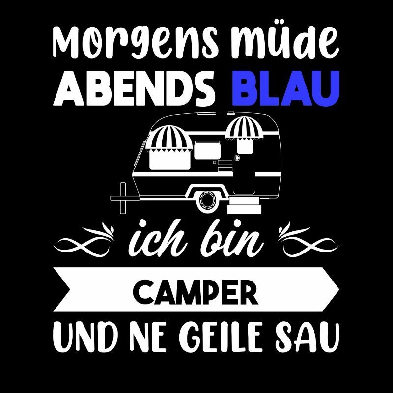 Morgens Müde Abends Blau Camper