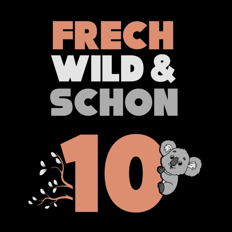 10 Jahre Geburtstag Junge Mädchen Koala