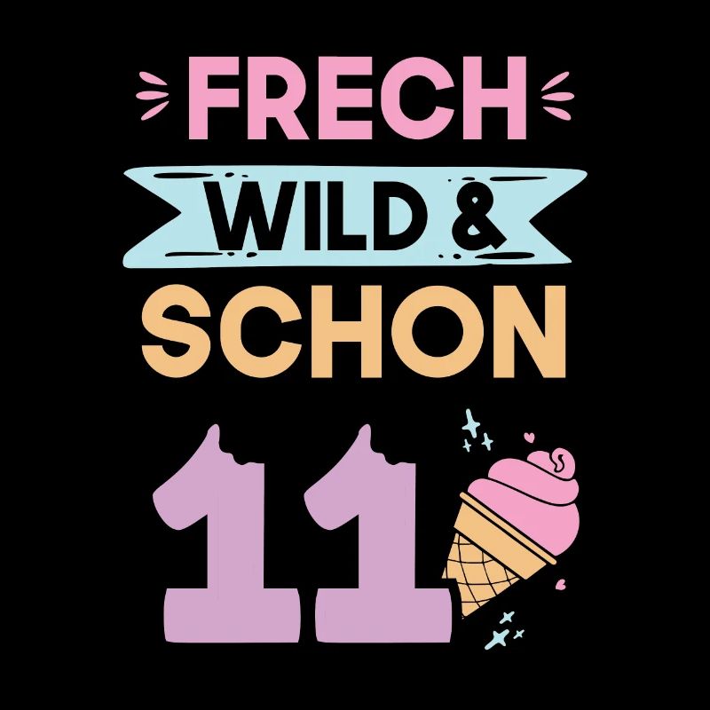 11 Jahre Geburtstag Junge Mädchen Eis essen