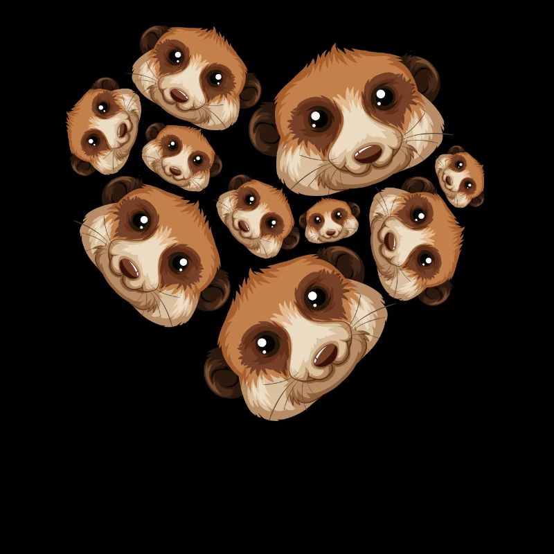 Herz Erdmännchen