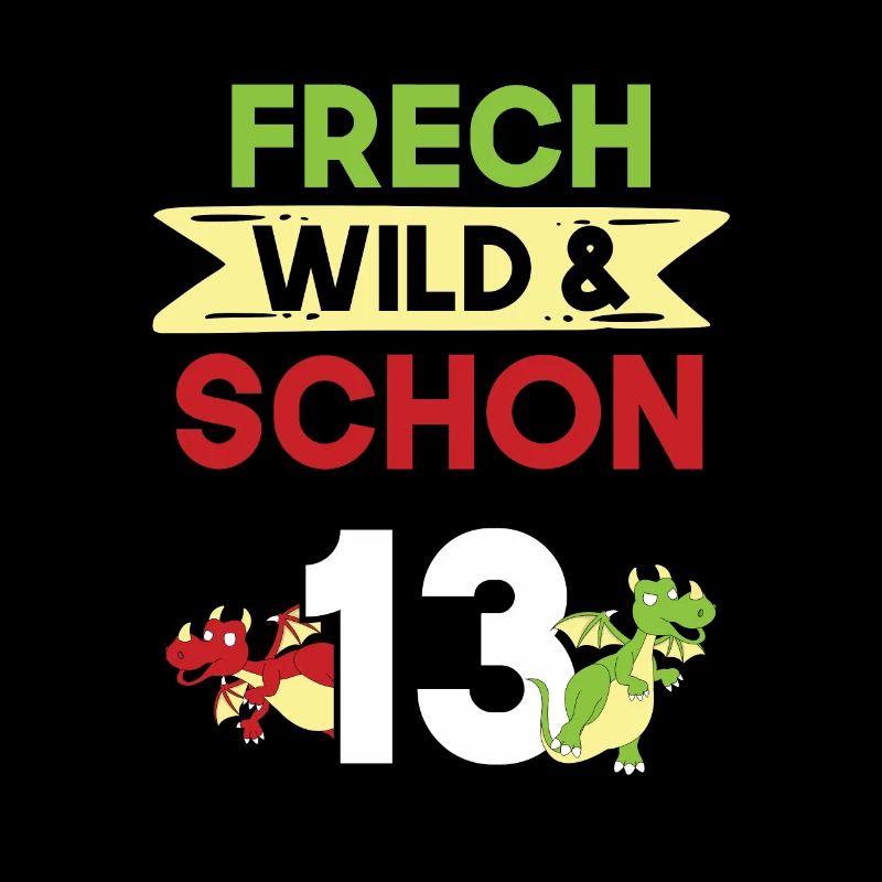 13 Jahre Geburtstag Junge Mädchen Drachen