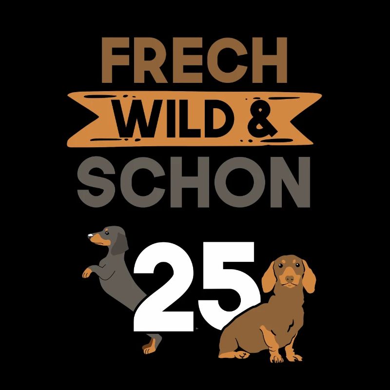 Geschenk 25 Jahre Geburtstag Dackel