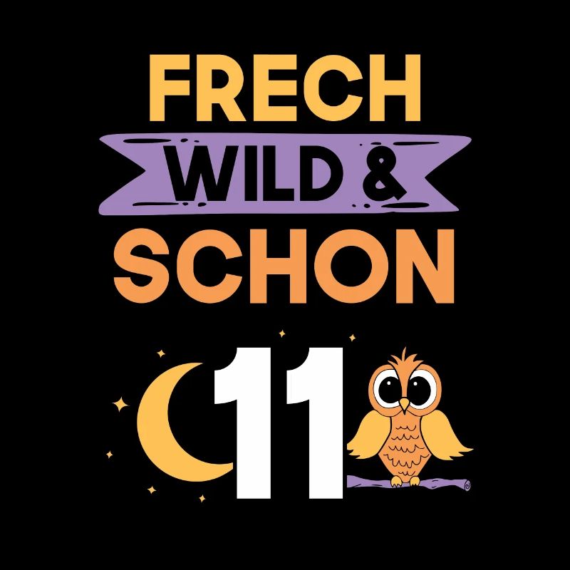 11 Jahre Geburtstag Junge Mädchen Eule