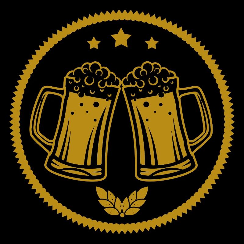Bier - Beer / Bierkrug - Bierflasche Bierfass