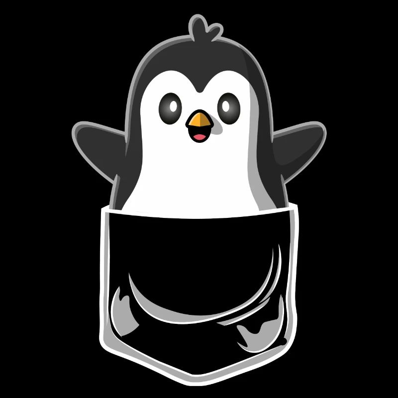 Poche de poche de poitrine de pingouin