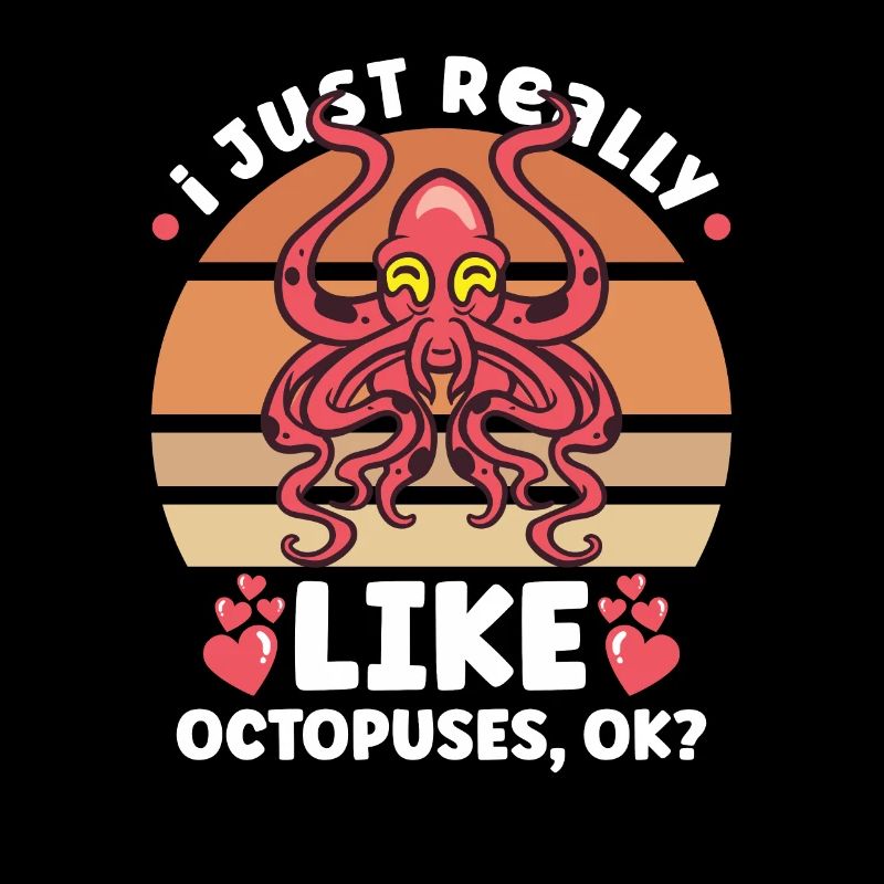 Octopus Marine Animals Sea Creature Squid Gift