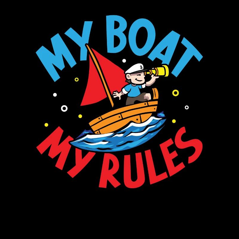 Boating Dad Boat Captain Pontoon Sailor Cruising