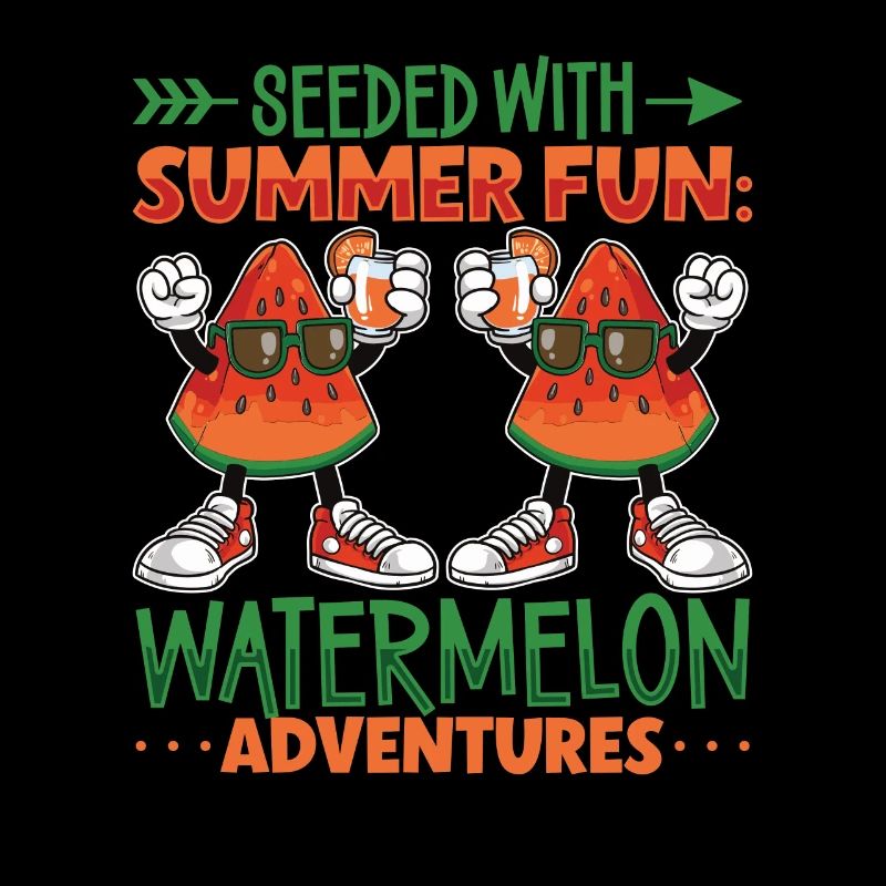 Pastèque Funny Fruit Drôle de dicton