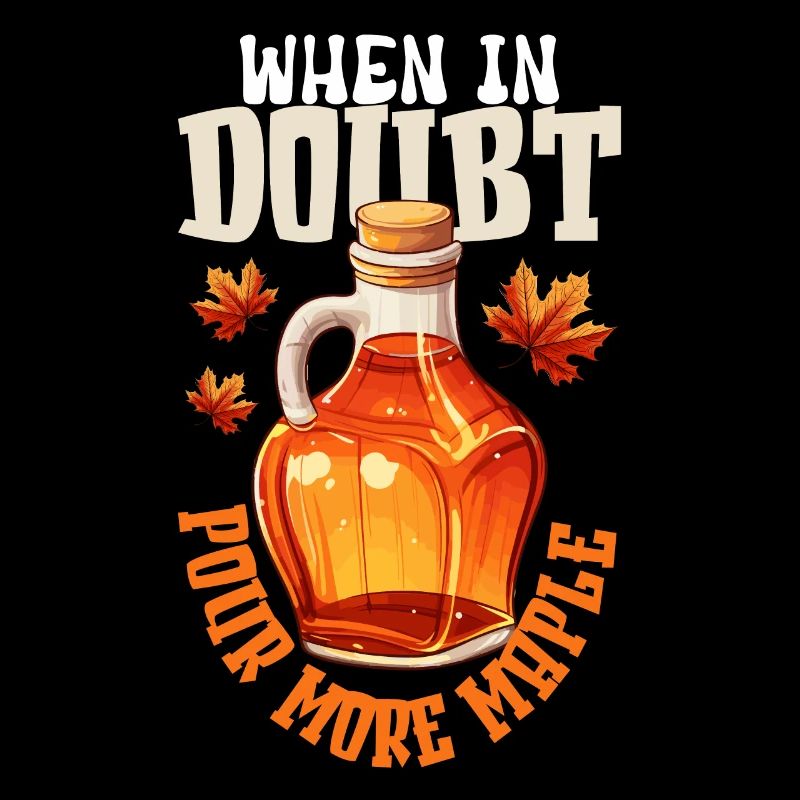 Tradition et cônes de Maple Sirop Canada