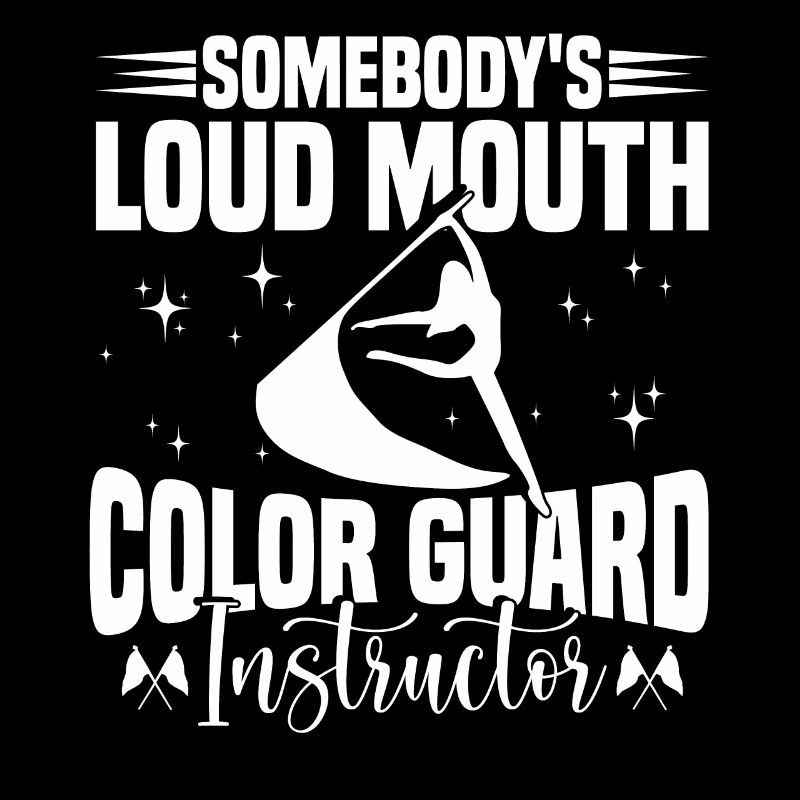 Winter Guard Instructor Colorguard Captain Gift