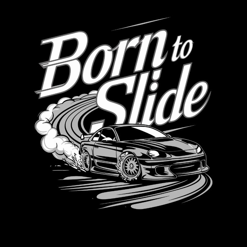 Course de drift automobile, dérive de sport automobile de voiture de course