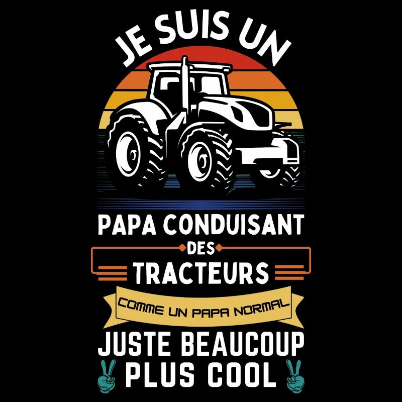 Father's Day T-shirt - Dad Tractor Driver