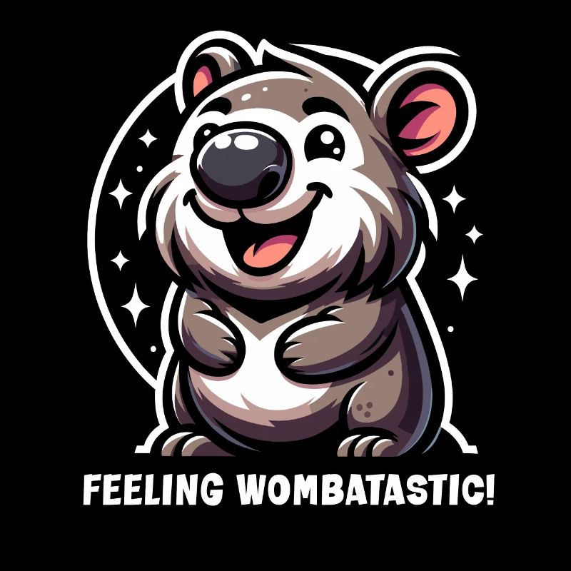 Feeling Wombat-Tastic Heute - Lustiger Wombat