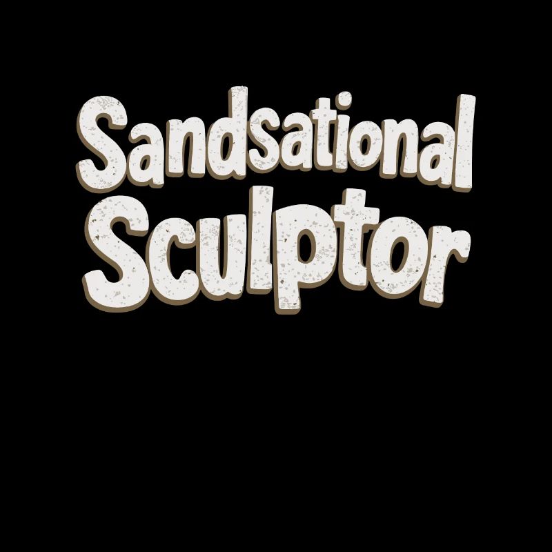 Sculpteurs de sable professionnels sur la plage du