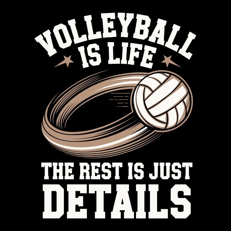Volleyball Player And Fan Spike Serving