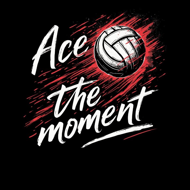 Volleyball Player And Fan Spike Serving