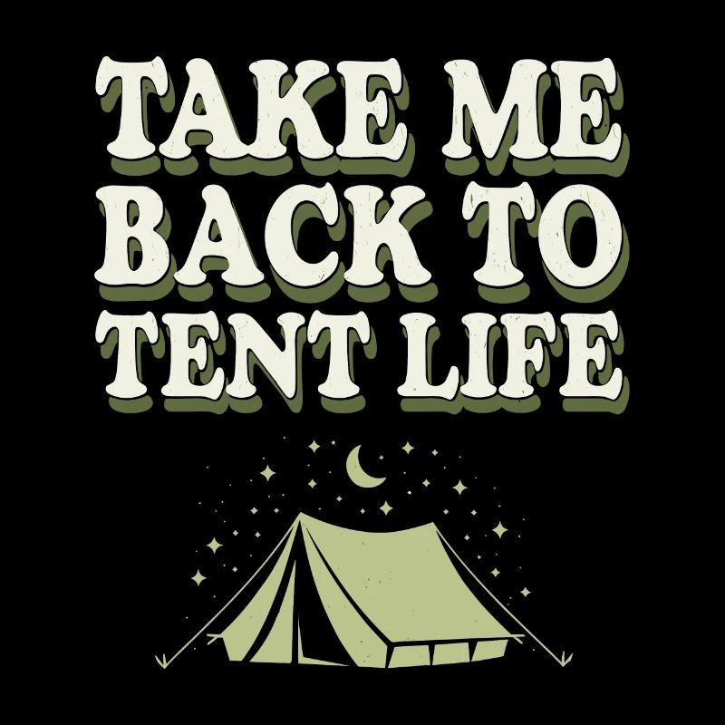Nostalgische Camping-erinnerungen, Retro-vibes,