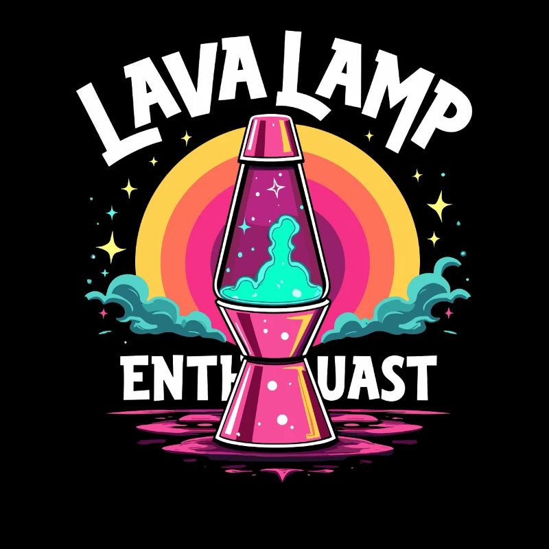 Lampe à lave Rétro Esthétique Psychédélique