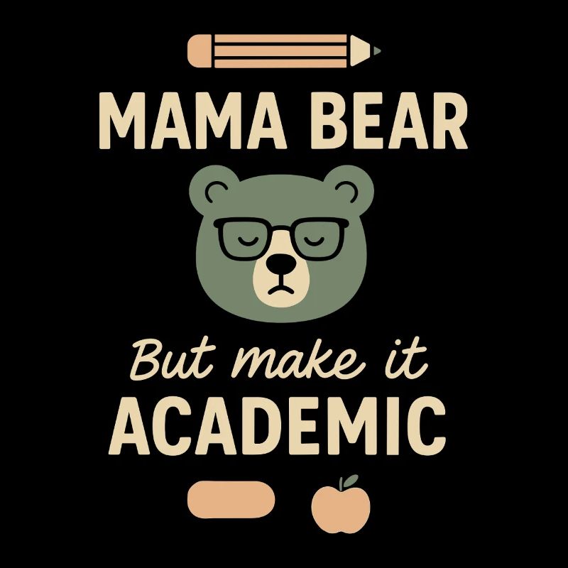 Homeschool Mom Mama Bear Homeschooling Geschenk