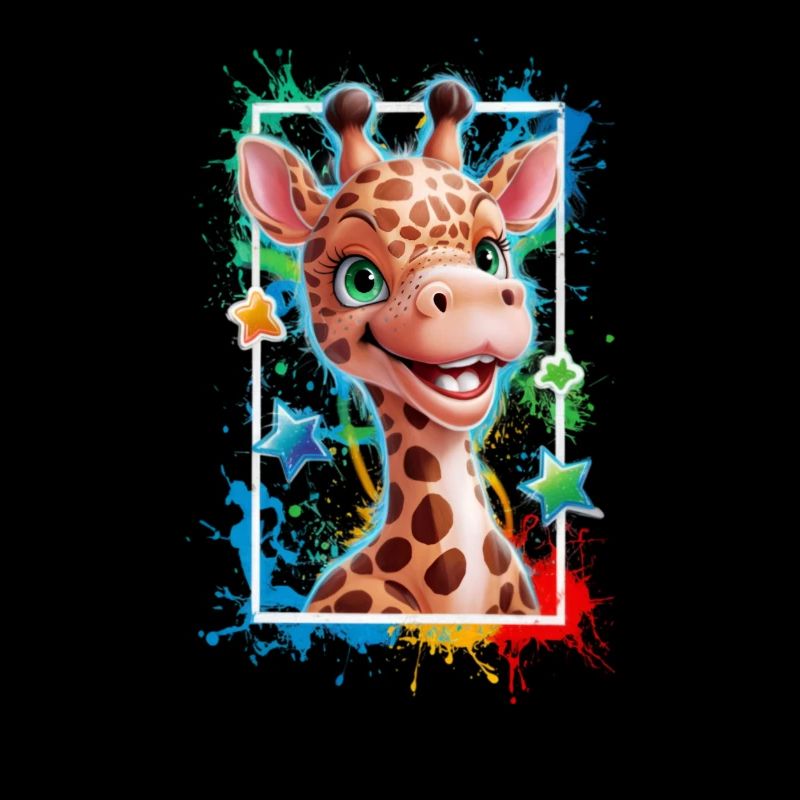 Graffiti de girafe