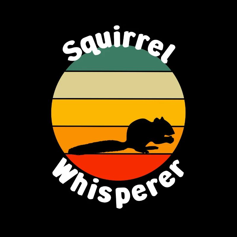 Lustiges Eichhörnchen Flüsterer