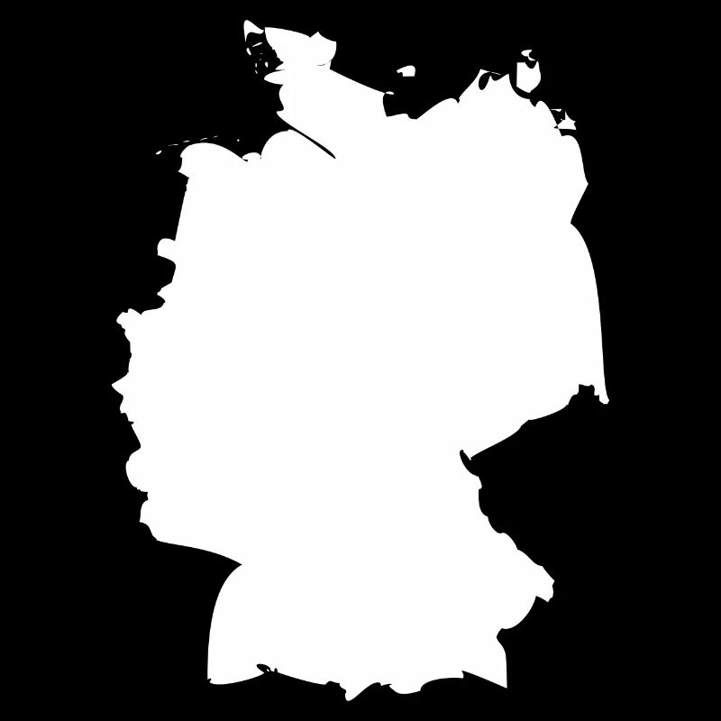 Germany map flag