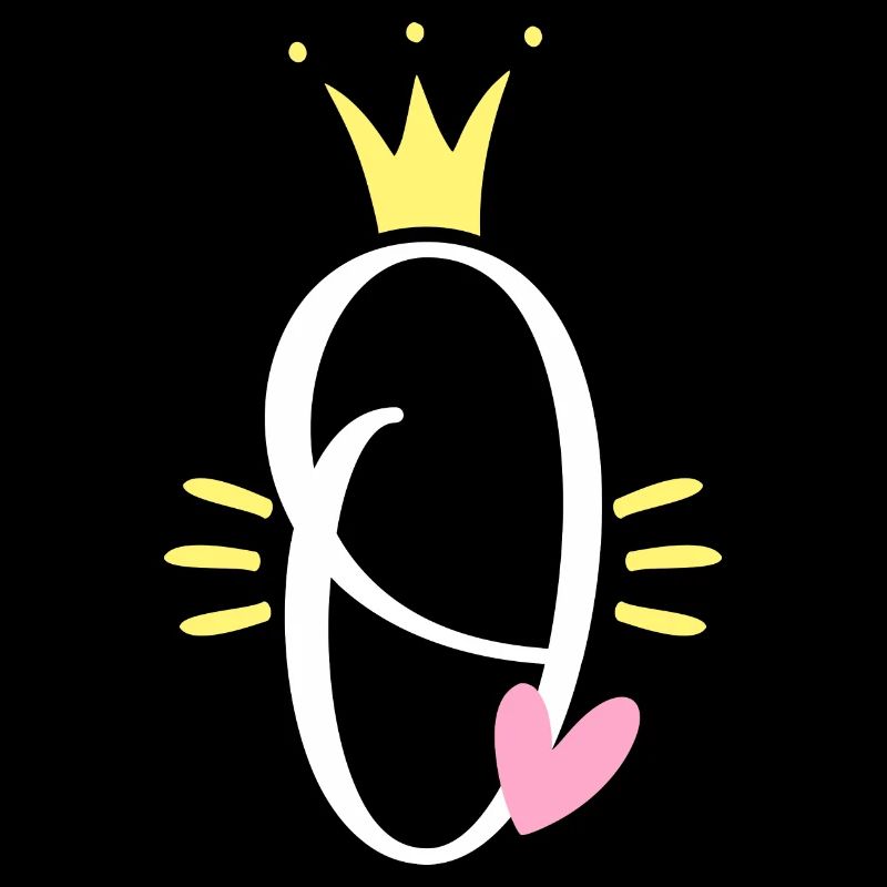 Buchstabe O Anfangsbuchstabe Krone