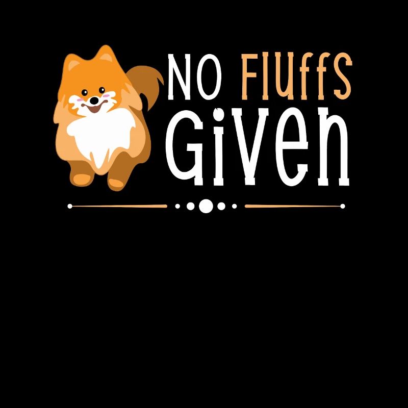 No Fluffs Given Cute Pomeranian Miniature Spitz