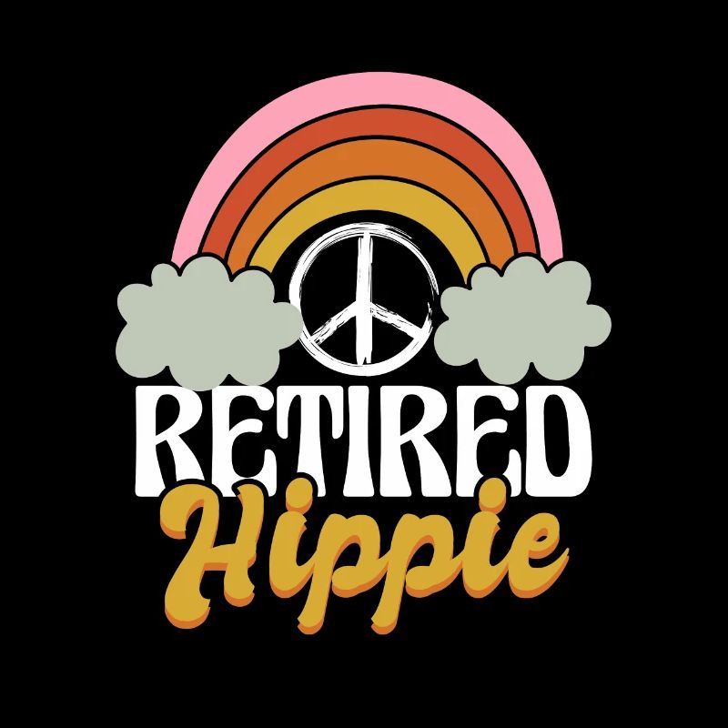 Retired Hippie Seventies Hippie Hippy