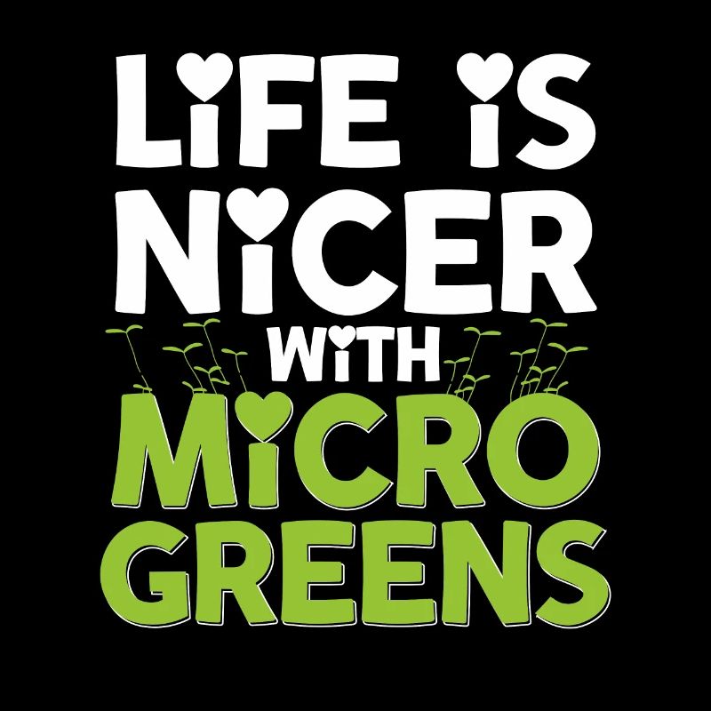 La vie est plus agréable avec Microgreens Gärtnern Microgreen