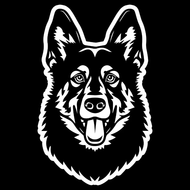 German Shepherd Dog Dog Head