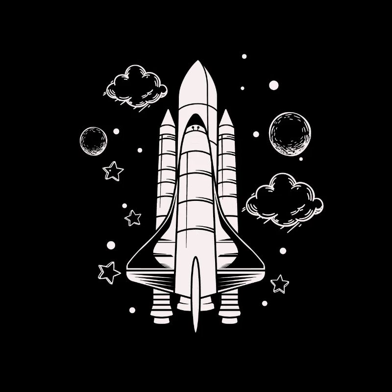 Vaisseau spatial - Astronaute spatial de fusée