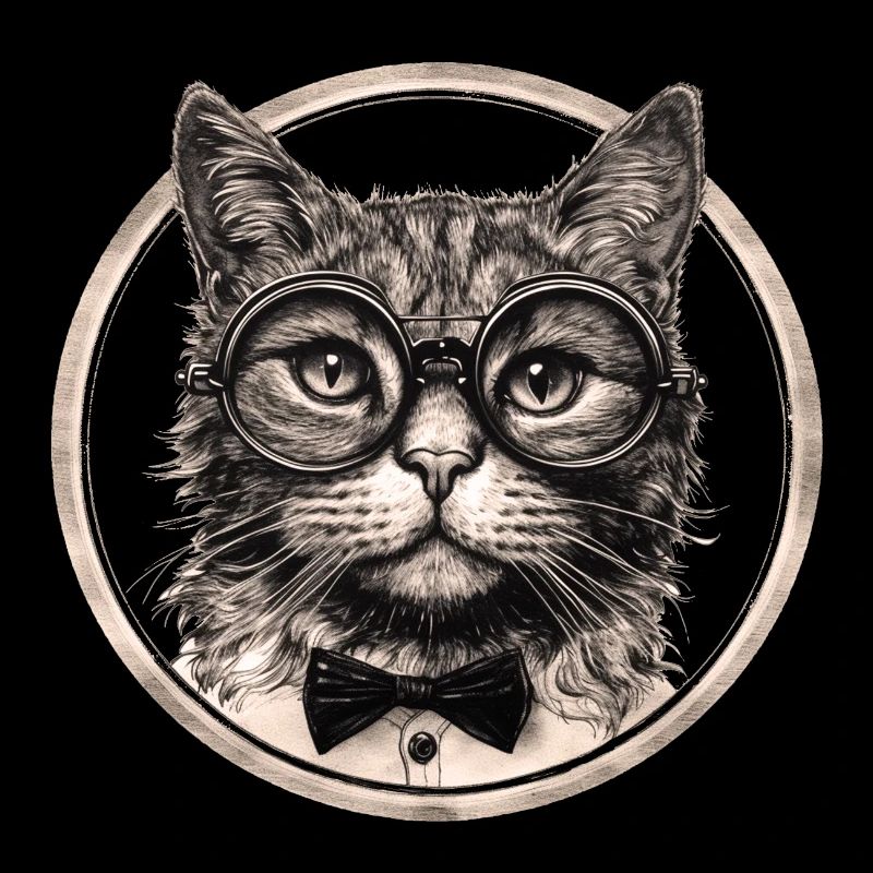 Chat steampunk