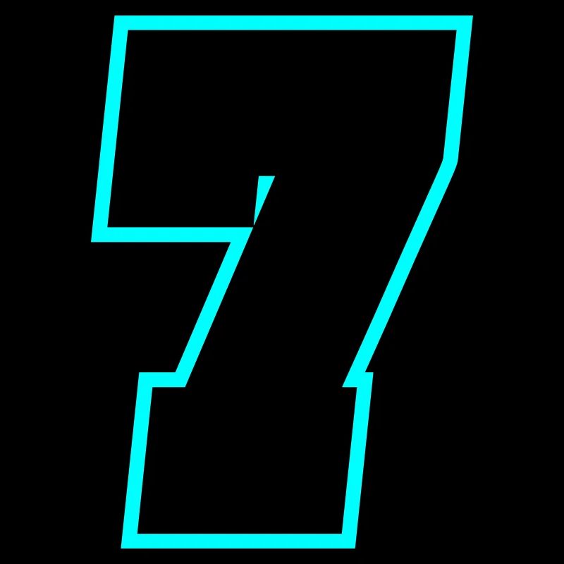 7 Number symbol