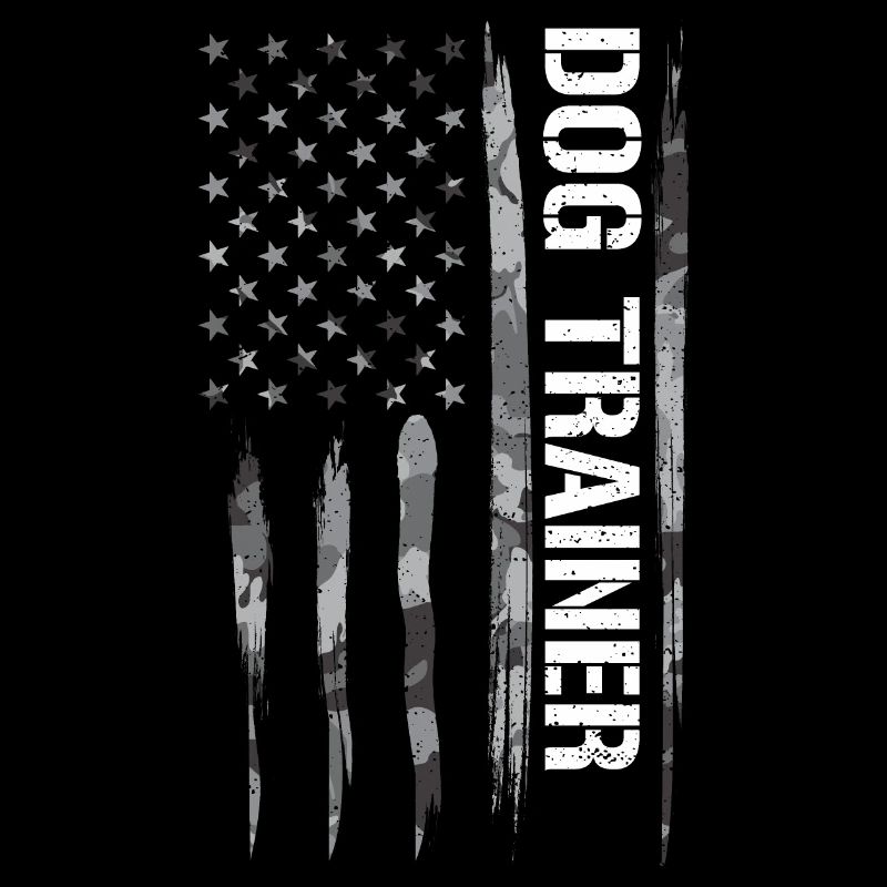 Dresseur de chiens - Drapeau américain