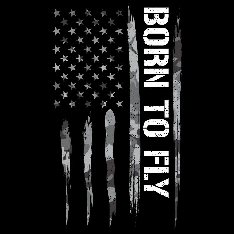 Born To Fly - Drapeau américain