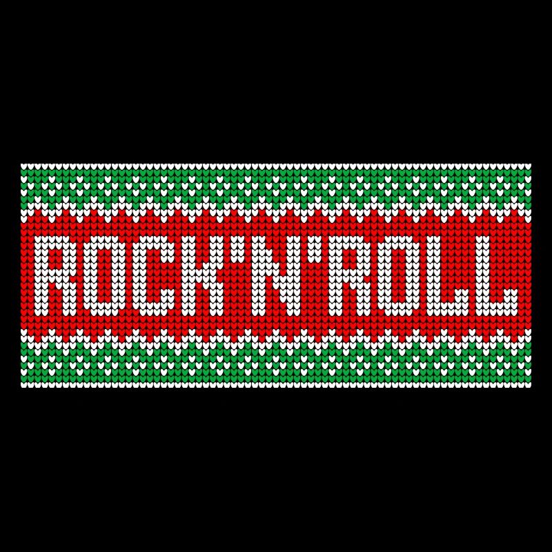 Rock'N'Roll Christmas Pattern Coffee Mug
