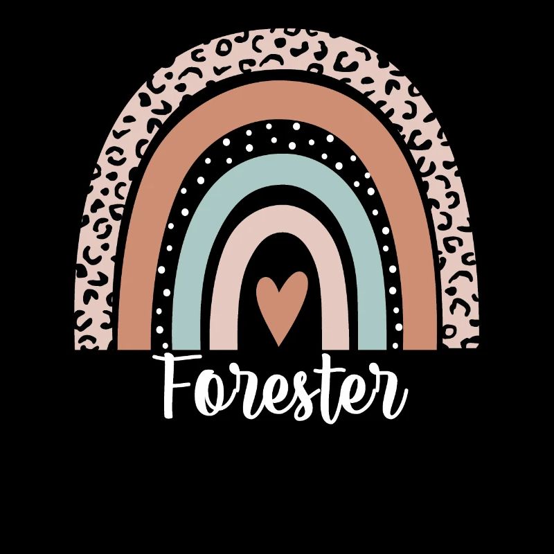 Forester Rainbow Leopard Funny Forester