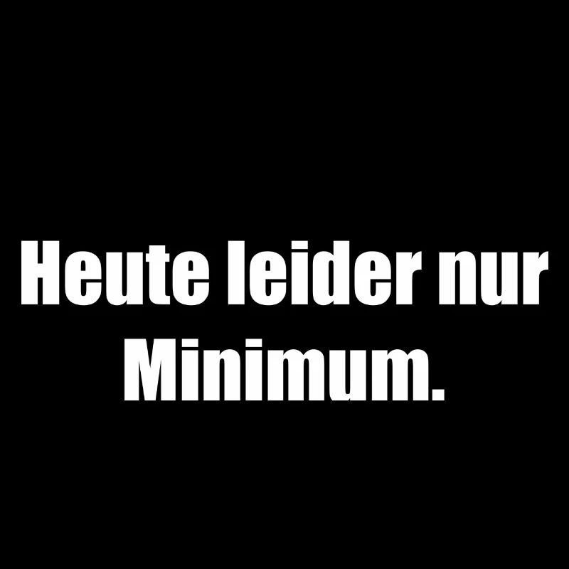 Unfortunately only a minimum today