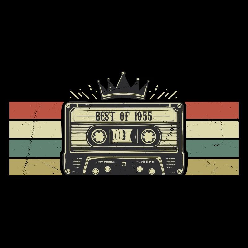1955 Kassette - Geboren 1955 Geburtstagsgeschenk