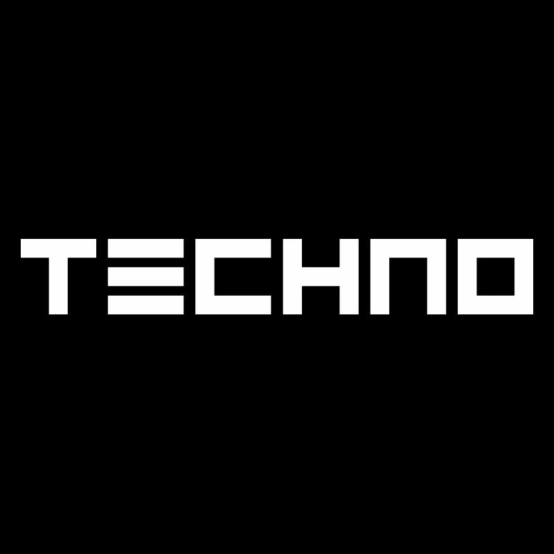 Futuristic "Techno" design in white